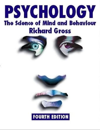 Amazon | Psychology: The Science of Mind and Behaviour | Gross, Richard ...