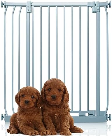 Bettacare Extra Tall Elite Dog Gate, 71cm - 80cm, Matt Black, Extra Tall 96.8cm in Height, Pressure Fit Pet Gate for Dog and Puppy, Pet and Dog Barrier, Easy Installation