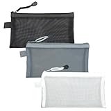 POLYVALENTE ET POLYVALENTE : Notre Pochette transparente peut servir de trousse, de trousse de maquillage ou d'organiseur de voyage, et s'adapte à toutes les situations : école, bureau, maison, voyages.