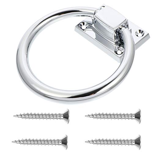 AVFORA Closet Door Knobs Furniture Chair Back Pulls Cabinet Drop Handle Rings Modern Wooden Door Knocker Round Chair Back Drop Pulls Handle for Chairs Cabinet Door Dresser Handles Handle