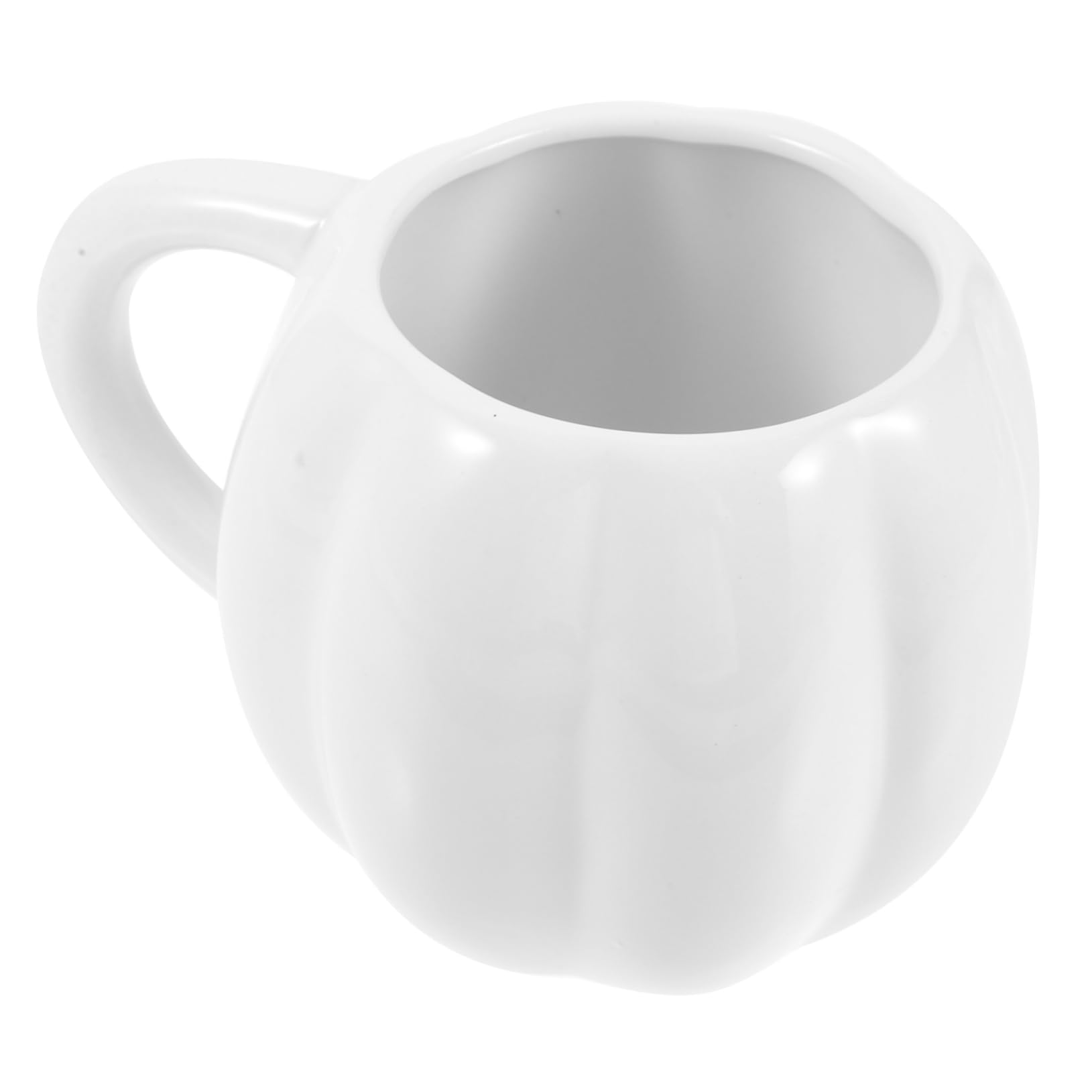 Taza de calabaza blanca de cerámica Amosfun de 500 ml para Halloween