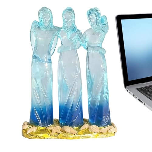 Statue de sœur sur la cheminée intérieure : sublimez votre salon avec style