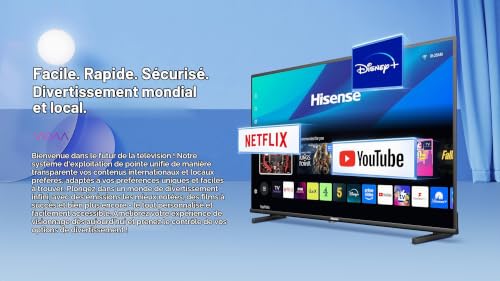 Hisense QLED 40A5Q 40? Full HD HDR10 Smart TV Dolby Atmos VIDAA - vue 9