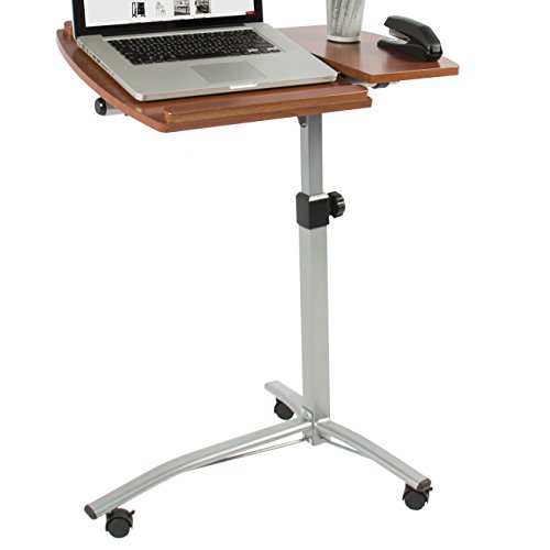 image for Best Choice Products® Angle & Height Adjustable Rolling Laptop Desk C