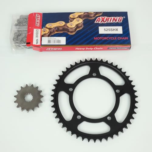 Kit chaîne Axring Suzuki 650 Dl V-Strom Xt haute résistance 2015-2020