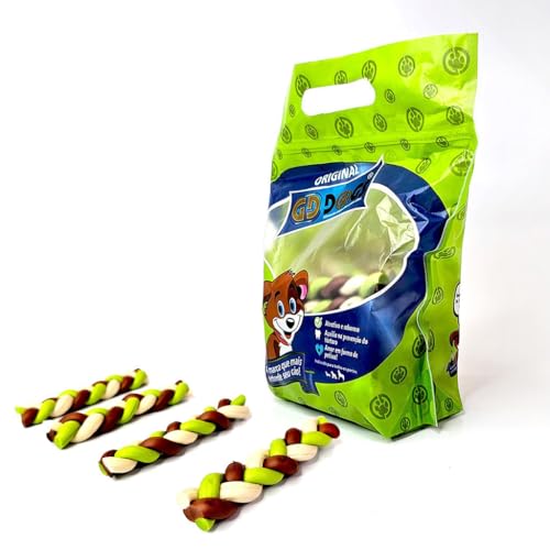 Petisco GDDOGS Flexivel Trança Mix 1 kg