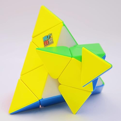 Miniatura 5 de Bukefuno Moyu Meilong M Pirámide 3x3 Magnético Sin Pegatina Speed Magic Cubes Pyraminx 9.8x9.8x9.8 ft Cubo MoFang JiaoShi M Rompecabezas mágico