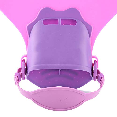 Barbatana para nadar, crianças, nadador, nadador, cauda de peixe, mergulho, pés (rosa)