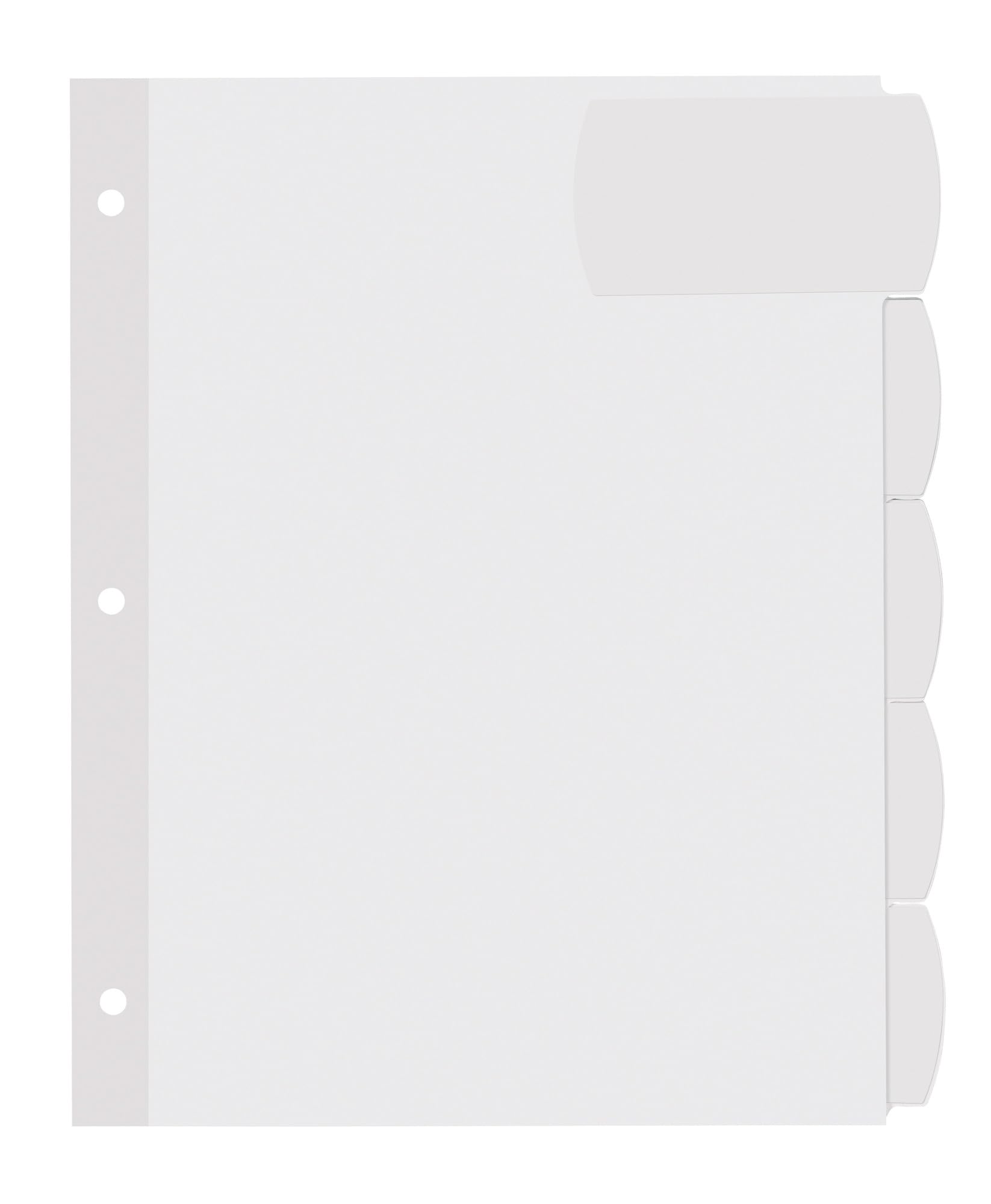 14439 Template Avery Big Tab - Separadores De Etiquetas Grandes Con Fácil  Pelado, 8 Separadores Con Bolsillo, image size:1646x2000