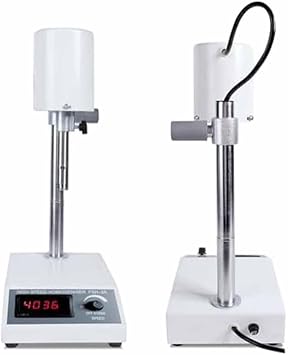 High Speed Homogenizer - Lab Dispersion Mixer, 8000~22000RPM, Digital Display, Adjustable Speed for Liquid Lotion & Cream