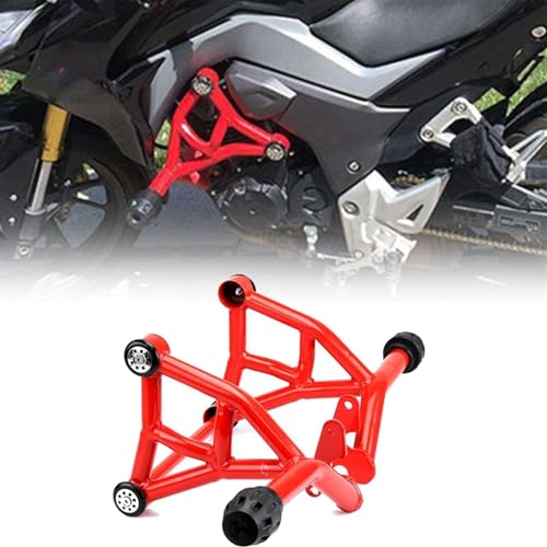 Crash bar moteur CB190R en acier renforcé avec support bagage arrière