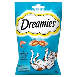 Dreamies Karma uzupełniająca z łososiem 60 g