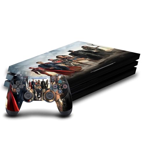 Vinyle autocollant PS4 Pro Justice League pour personnaliser votre espace de jeu salon et manette