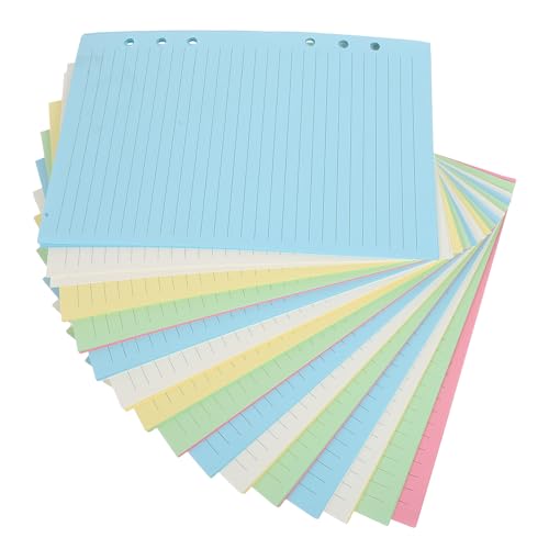 HOMSFOU �ʐF�Ȍr�����胋�[�Y���[�t�m�[�g�p�l�ߑւ��p��4�Z�b�g A5�T�C�Y6�����t�B���y�[�p�[ �v�����i�[�ƃW���[�i���Ή� �����₷����