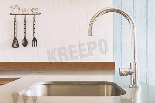 Image of KREEPO Waterproof Waist Line Wall Sticker Self Adhesive Baseboard Wallpaper Border Roll Decals Home Decor Film (Size 4Inch x 40m) (Wood-10)