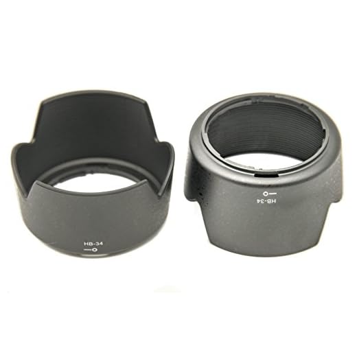 PROtastic ersättning HB-34 HB34 kronblad linsskydd *** 2-pack *** för Nikon AF-S DX VR 55-200 mm lins