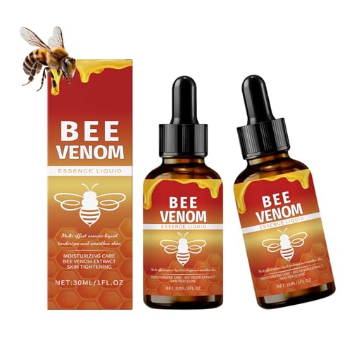 Sérum avanzado de veneno de abeja, restaura la elasticidad de la piel, rellena, hidrata y tonifica la piel facial, esencia facial hidratante natural (2 unidades)