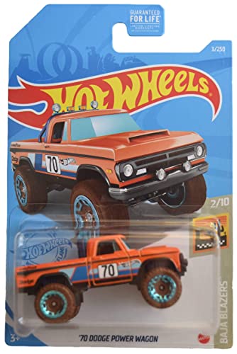 Hot Wheels 70 Dodge Power Wagon Camión Diecast miniatura 1