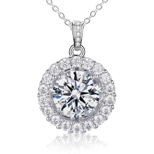 Lab-Grown Diamond Moissanite Necklace for Women – FEIKFEIZ