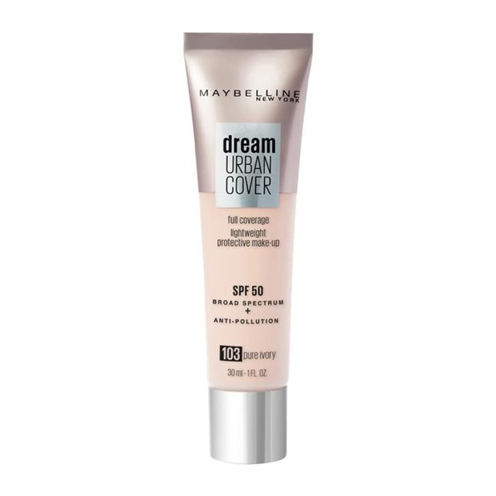 Maybelline Dream Urban Cover SPF50, 103 Pure Ivory, 30 ml (Pack of 1)