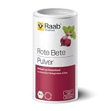 Raab Vitalfood Bio Rote Bete-Pulver, reich an Folsäure, vegan, glutenfrei, 250 g