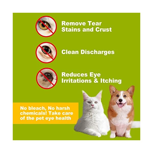 DR.EASY Pet Eye Wipes 120 Ct for Dog Cat Horse & Rabbit Grooming,Tear stain remover,Puppy Kitty eye wash,Remove dirt crust dried mucus discharge secretions, Unscented soft & gentle,Plant Based Formula DR.EASY Pet Eye Wipes 120 Ct for Dog Cat Horse & Rabbit Grooming,Tear stain remover,Puppy Kitty eye wash,Remove dirt crust dried mucus discharge secretions, Unscented soft & gentle,Plant Based Formula