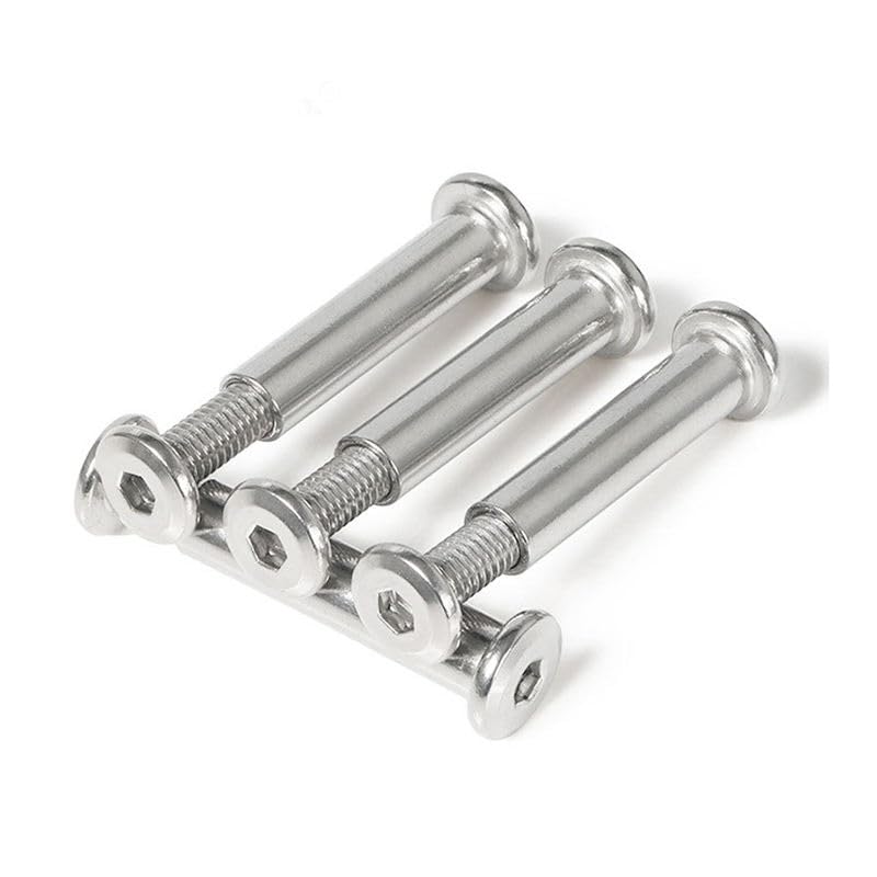 Rely®⇒VP INDUSTRIES (Combo Set -10 Pcs) M5x50 mm Full Sleeve JCB Nut with JCB Allen Head Screw + Allen Key 1 pc | Fastener for Joining Wood Boards, Kitchen Worktops, Cabinets, Beds-image-11
