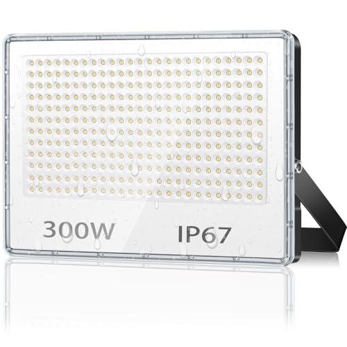 TASINUO Projecteur LED Extérieur 300W, 30000LM Spot LED Extérieur IP67
