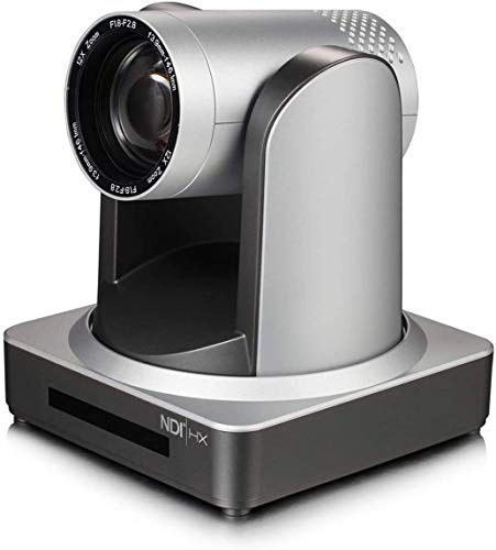 NDI PTZ Camera 20X Broadcast and Conference Room Video Camera, Output interface LAN/HDMI/SDI, audio input interface 3…