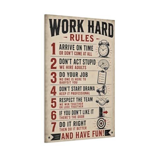 Toile Humour Bureau Décoration Coin Étude pour Intérieur Moderne 80x120