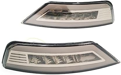 Car taillight cover 2Pcs Rear Tail Bumper Lamp Reflector Fog Light Turn For Signal For Ford For Focus For Hatchback 09-13 For Ecosport 13-20 For Kuga For Escape 13-18 Car rear lamps