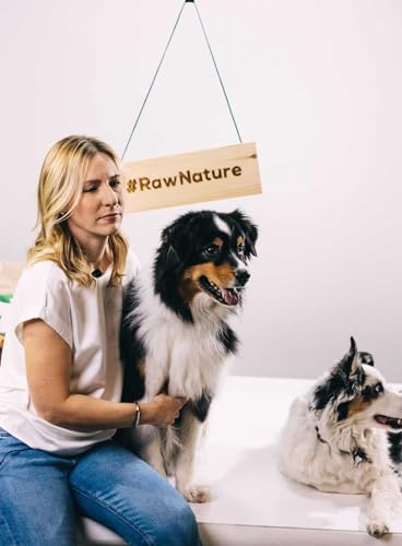 RAW Nature - Hirsch Pur 6x400g - Mit Buchweizen und Cranberries - Nassfutter für Hunde - Hoher Fleischanteil - Monoprotein - Alleinfuttermittel - Getreidefreies Hundefutter