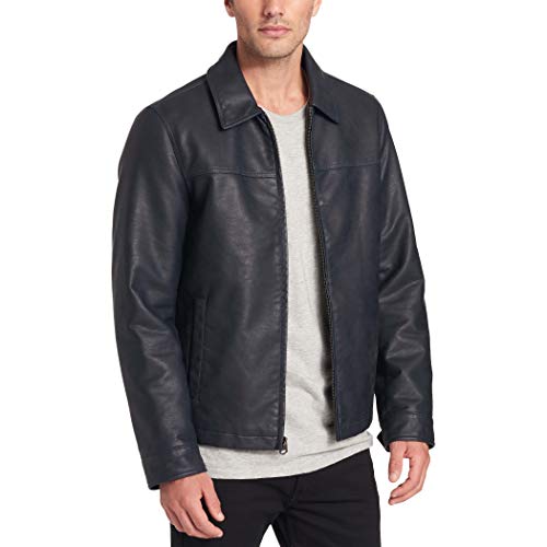 Image of Dockers Men's James Faux Leather Jacket (Regular, Big & Tall Sizes)