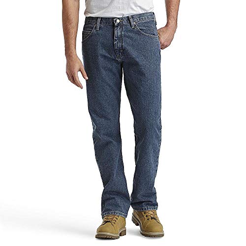 Wrangler Men's Five Star Premium Denim Regular Fit Jeans (Quartz Stone Medium Dark Wash) (W30 x L32)