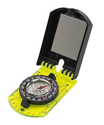 Brújula plegable High Vis para mapas con diseño ligero y compacto