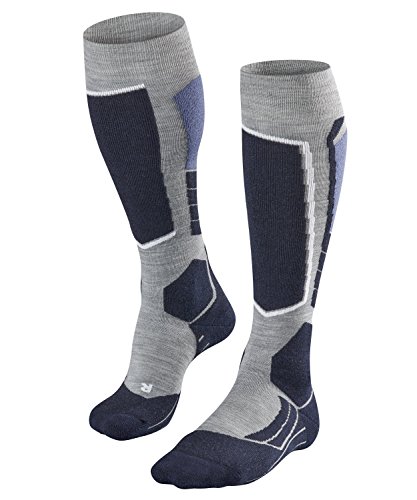 Image of FALKE Men's SK2 Intermediate Ski Socks, Breathable Quick Dry Merino Wool, 1 Pair