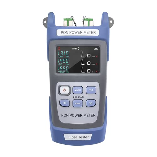 QIIRUN TM581 PON Power Meter PON Compteur de puissance (SC-APC) pour FTTX ONT OLT 1310/1490/1550nm Cover