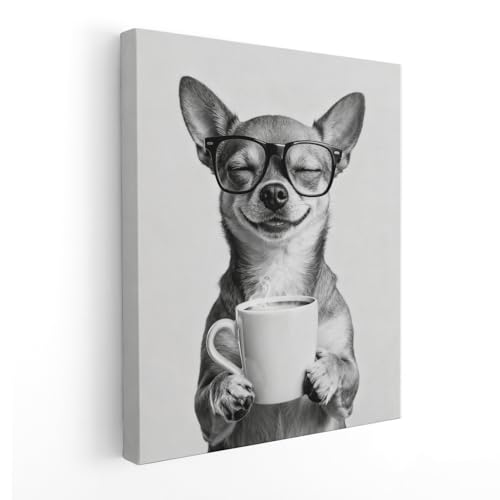 Décoration murale chihuahua café cadeau idéal pour amateur de déco cuisine