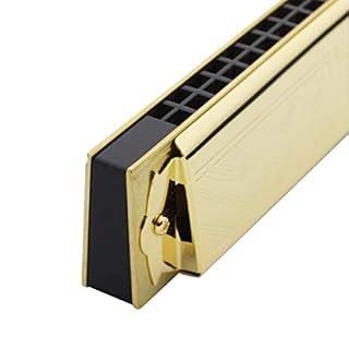 KMDSM Harmonica, Collection originale Niveau, 21 trous Harmonica d’or Polyphony, Major, C Tune (Color : Gold) - Les Beatles, Paul McCartney, John Lennon, RIngo Starr, George Harrison KMDSM Harmonica, Collection originale Niveau, 21 trous Harmonica d'or Polyphony, Major, C Tune (Color : Gold) – Image 4