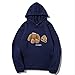 iuyomhes Palm Bear Angels Bearangels Broken Bear Felpa con Cappuccio e Stampa Orsetto per Uomo e Donna