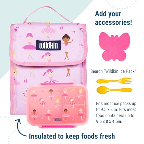 Image of Wildkin 55901 Lunch Bag, One Size, Ballerina