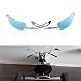 Evomosa Motorcycle 10mm/8mm Chrome Teardrop Rear View Side Mirrors for Custom Cruiser Chopper Harley Honda Sportster Dyna Softail