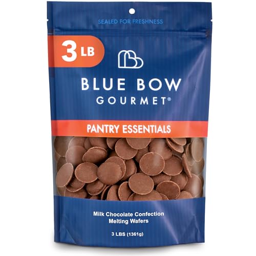 Milk Chocolate Melting Wafers – 3 lbs of Premium Candy Coating Chocolate – Smooth, Creamy & Easy to Melt for Baking, Dipping, Molding & Candy Making
