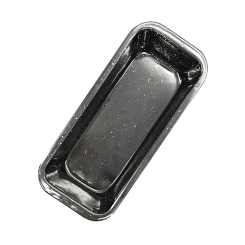 Fackelmann 687445 Moule à Pain, Moule à Pain de mie, Moule Pain, Moule à Cake, Moule à brioche, Moule à gâteaux, Acier, Email, Noir, 29 cm x 13 cm x 6,5 cm