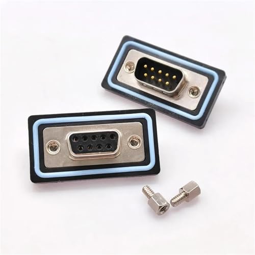 Conector DB9 RS232 hembra D-SUB de 9 pines para soldar cable serie en robótica e informática