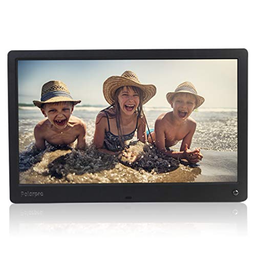 Polarpra Digital Picture Frames,15.6 Inch Electronic Picture Frame HD 1280x800 16:9 LCD Screen,Digital