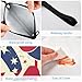 KLL Toy Windmill 4th of July Independence 3-Pack Reusable Sandwich Snack Bag Multi-Use Diaper Bag Organization for Camp Friends and Gear