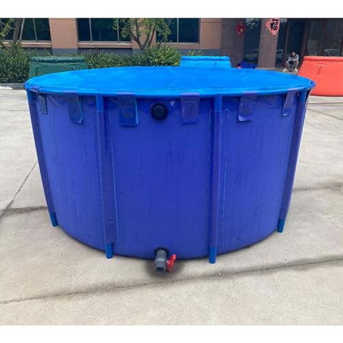 Lagoa De Peixes De Lona Redonda Piscina Acima Do Solo, Aquário, Piscina, Lago Com Válvula De Drenage