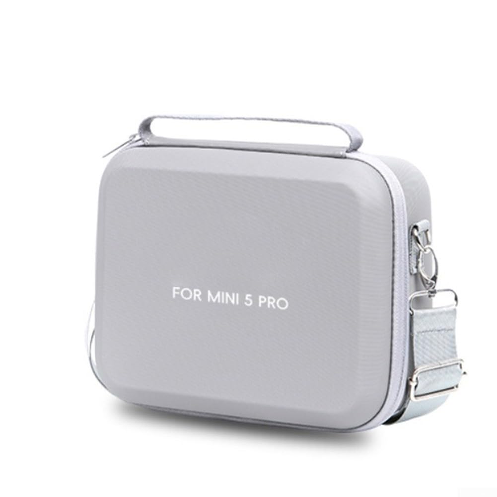 Maletín para DJI Mini 5 Pro funda transporte gris impermeable con asa 9.4"