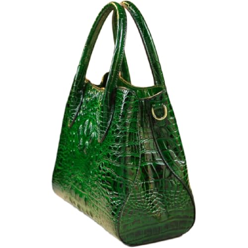 Crocodile Pattern Leather Women's Handbags Top-Handle Satchel Bag Medium Purse Portable Tote Bag Shoulder Messenger Bags3